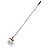 Ergonomic Garden Soil Loosener Metal Build Effortlessly Operation Perfect For Elderly Users Small Storage