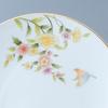 NARUMI Ramage Plate Set, 19cm, White, Floral Print, Cute and Stylish Pair of Plates, Gift Boxed, 52468-23400