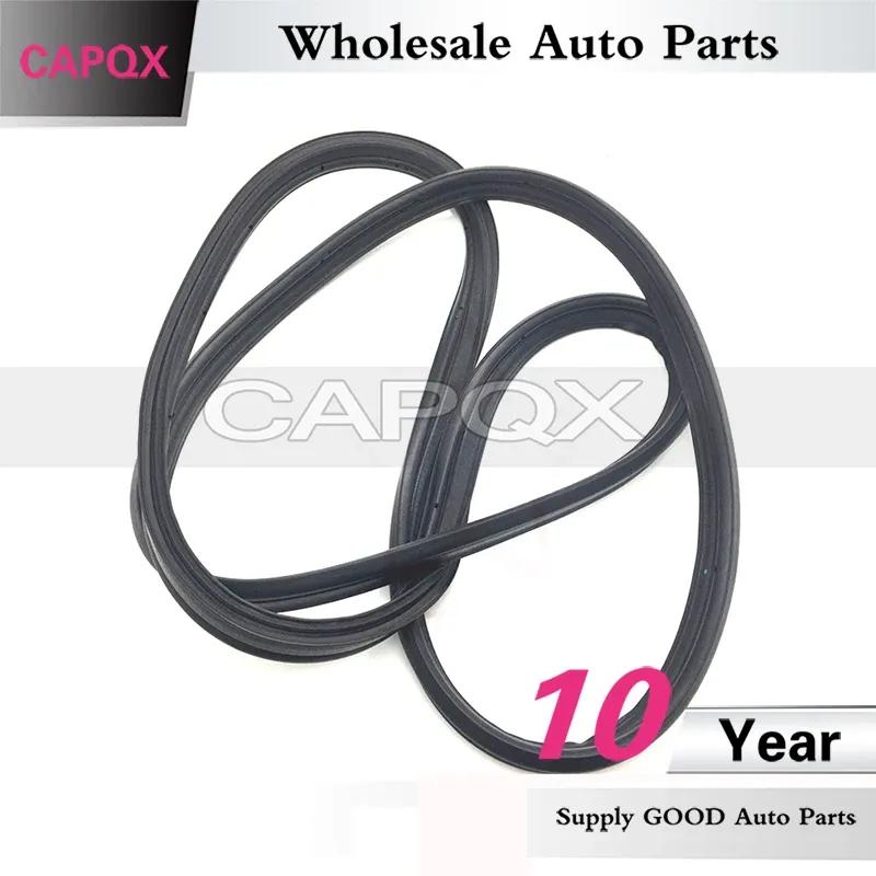 CAPQX For Honda Fit Jazz 2003-2019 Rear Door Weatherstrip Tailgate Rubber Seal Tail Door Sealing Strip Trunk Seal Strip