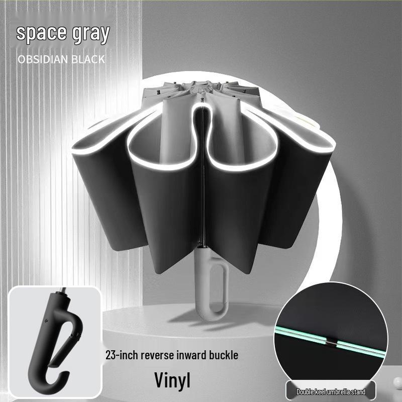 23" Double Rib Dual-Use Automatic Umbrella: Sun & Rain Protection for Two