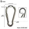 304 Stainless Steel Screw Lock Carabiner Snap Hook Connector