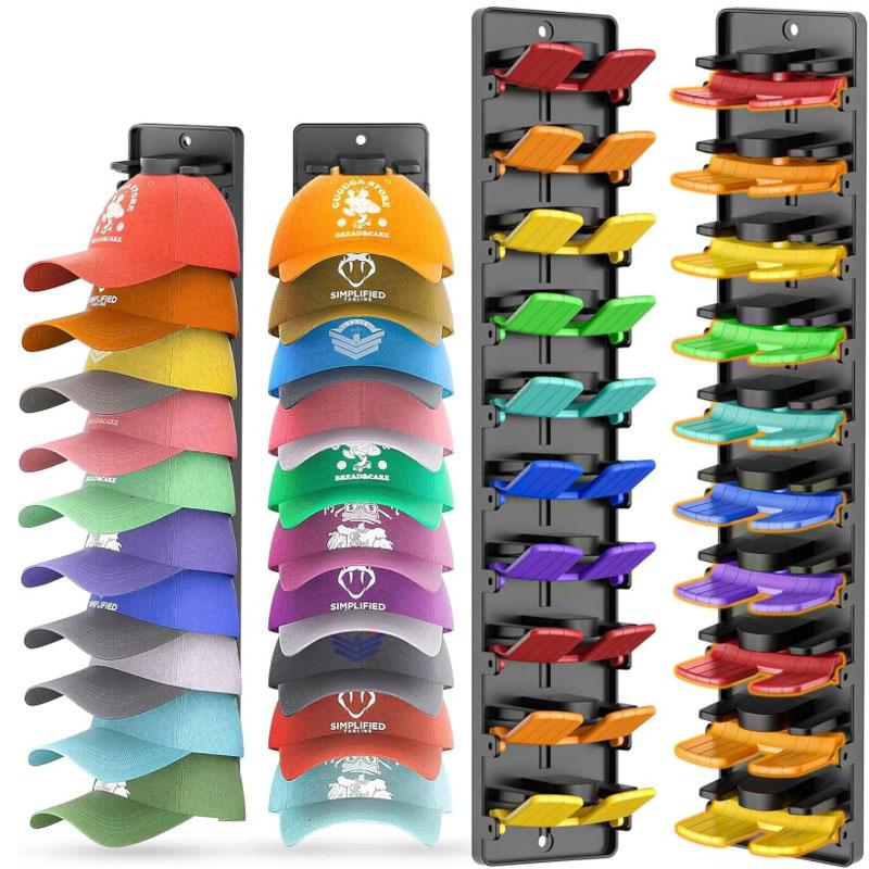 Органайзер для хранения бейсбольных кепок Держатель Стойка для кепок Вешалка-дисплей разноцветный