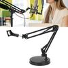 Dpofirs Microphone Arm Boom Suspension Stand Compatible with Most Microphones for Live Streaming