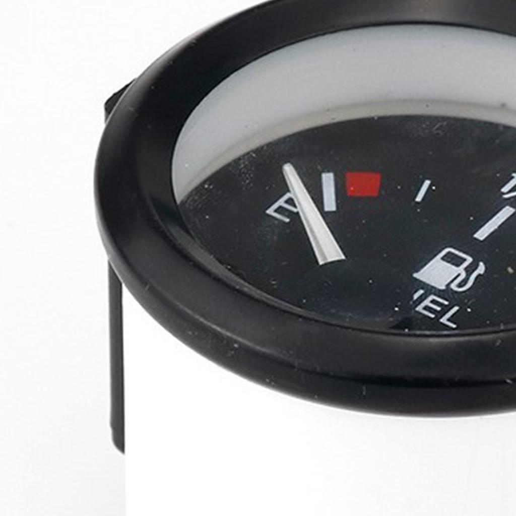 52mm Fuel Level Gauge Universal E 12 F Pointer Waterproof Oil Level Meter for Boat Yacht Truck