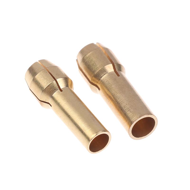 10Pcs/set 0.5mm-3.2mm Mini Drill Chucks Adapter Chucks For Chuck Adapter Micro Collet Brass DIY Power Rotary Tool