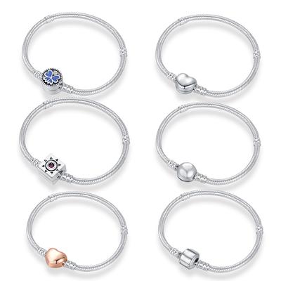 New 925 Silver Moment Bracelet Heart Sun Bracelets Jewelry Silver Bracelet Fit Original Bracelet Women Gift