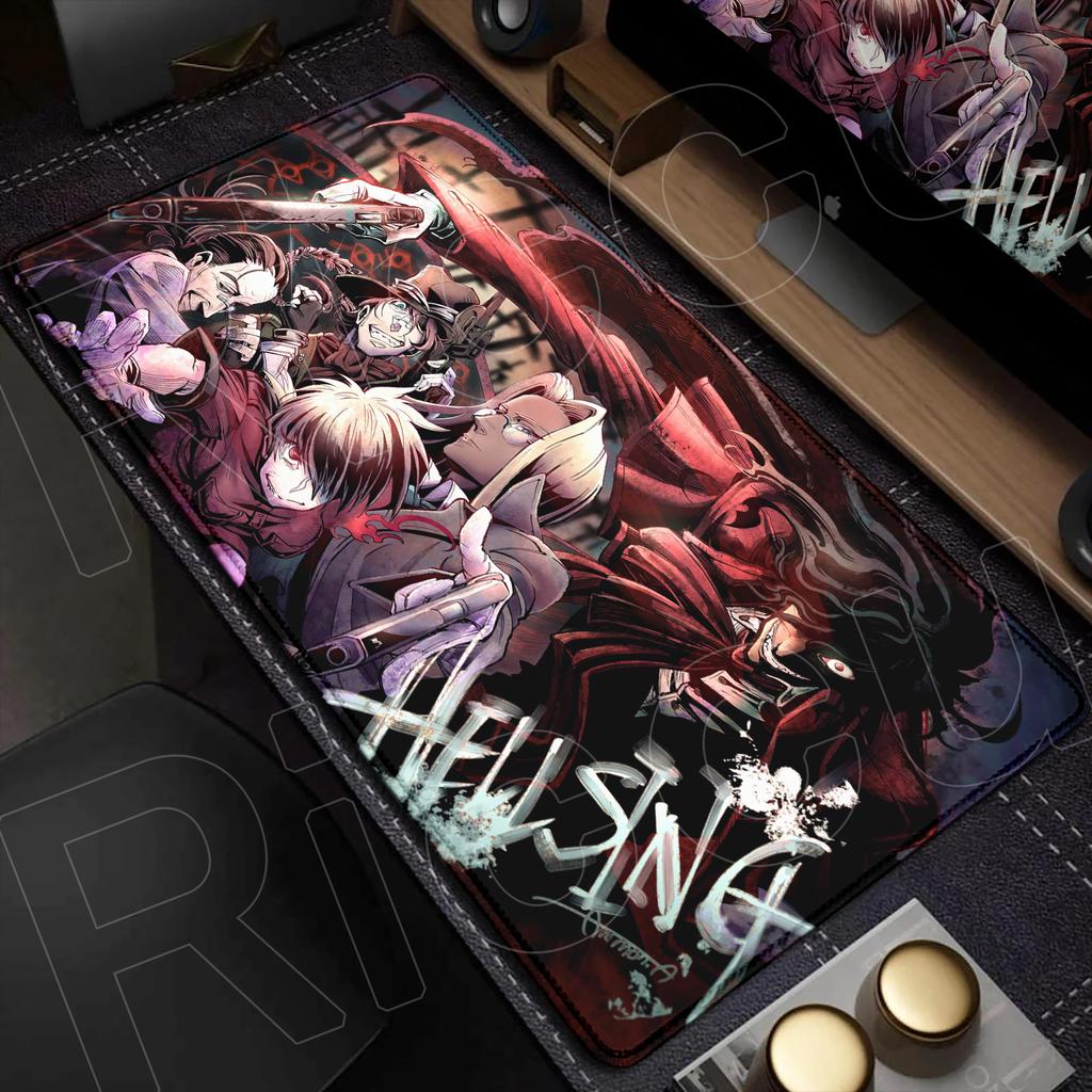 XXL HD Tisk Počítačové PC příslušenství Herní Podložka pod Myš Hellsing Alucard Velká Herní Podložka pod Myš Anime Kobereček Podložka pod Klávesnici Stolní Podložky