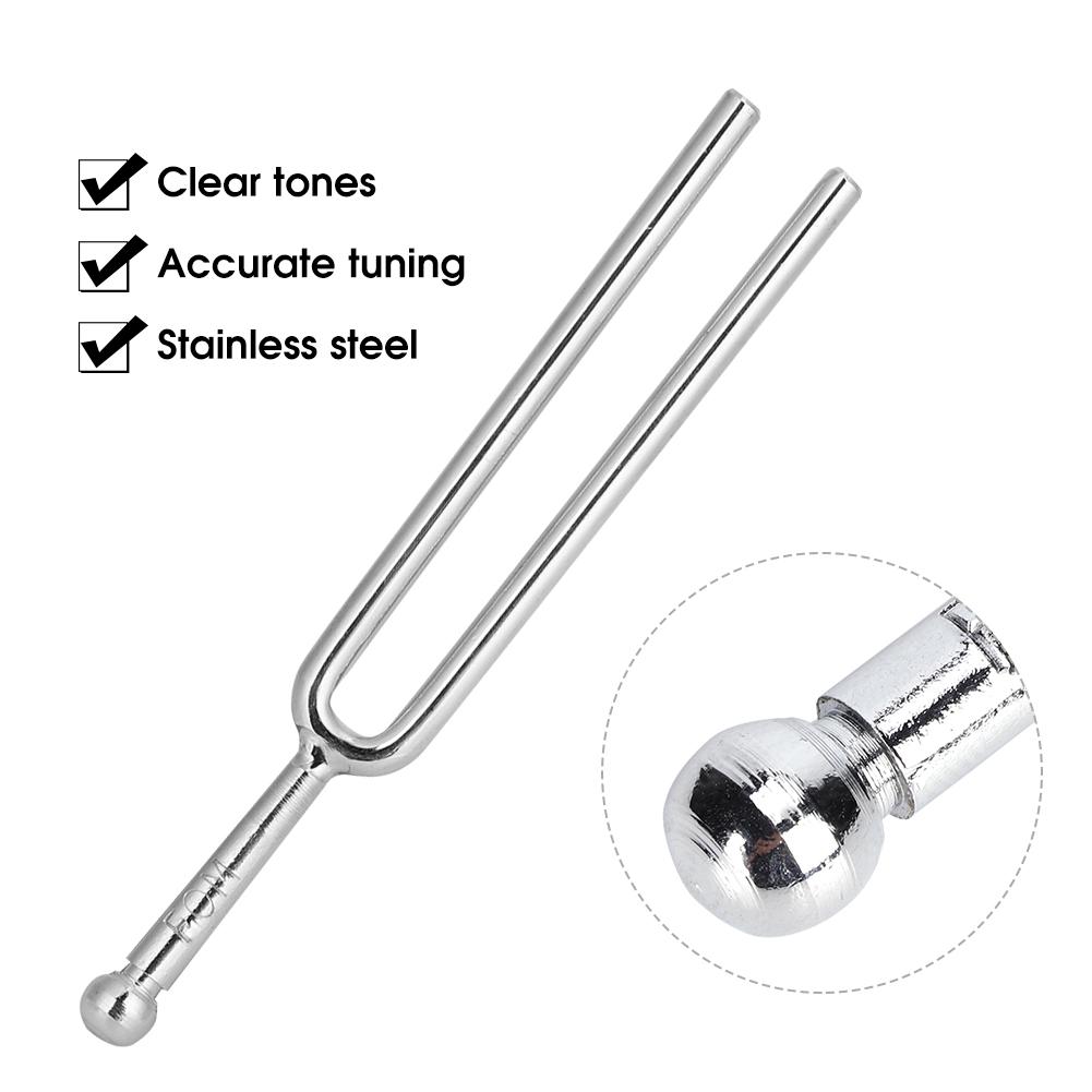Tuning Fork Stringed Instruments Accessory Stainless Steel Silver Polished Plated A Tune 440HZ