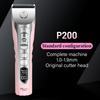 Fenice Sakura Pink Dog Hair Cutting Machine 5000mA Capacity LCD Screen Pet Dog Grooming Clipper Rechargeable Shaver Set2
