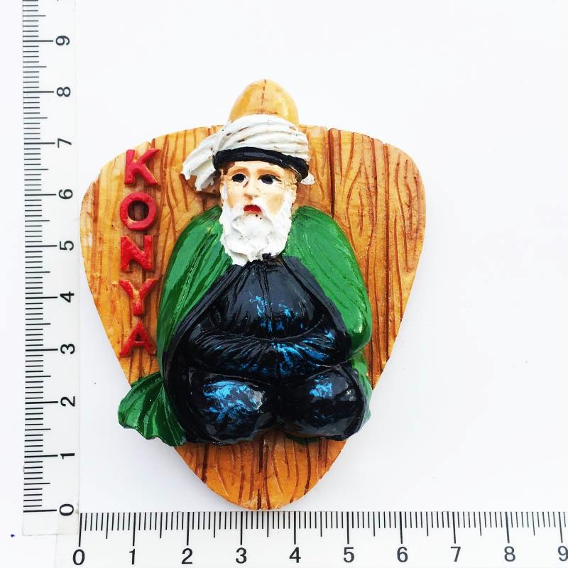Turkey Fridge Magnet Souvenir Kemer Alanya Antalya Resin Magnets for The Refrigerator Magnetic Stickers Gifts Home Decoration