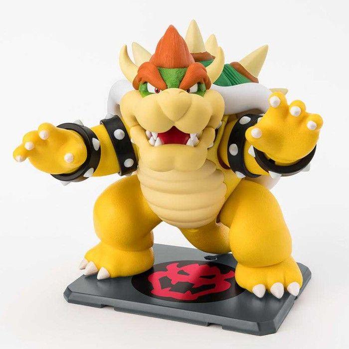 Bewegliche Figur - BANDAI - Bowser S.H.Figuarts Neuauflage - Super Mario - Bewegliche Gelenke - Austauschbare Teile