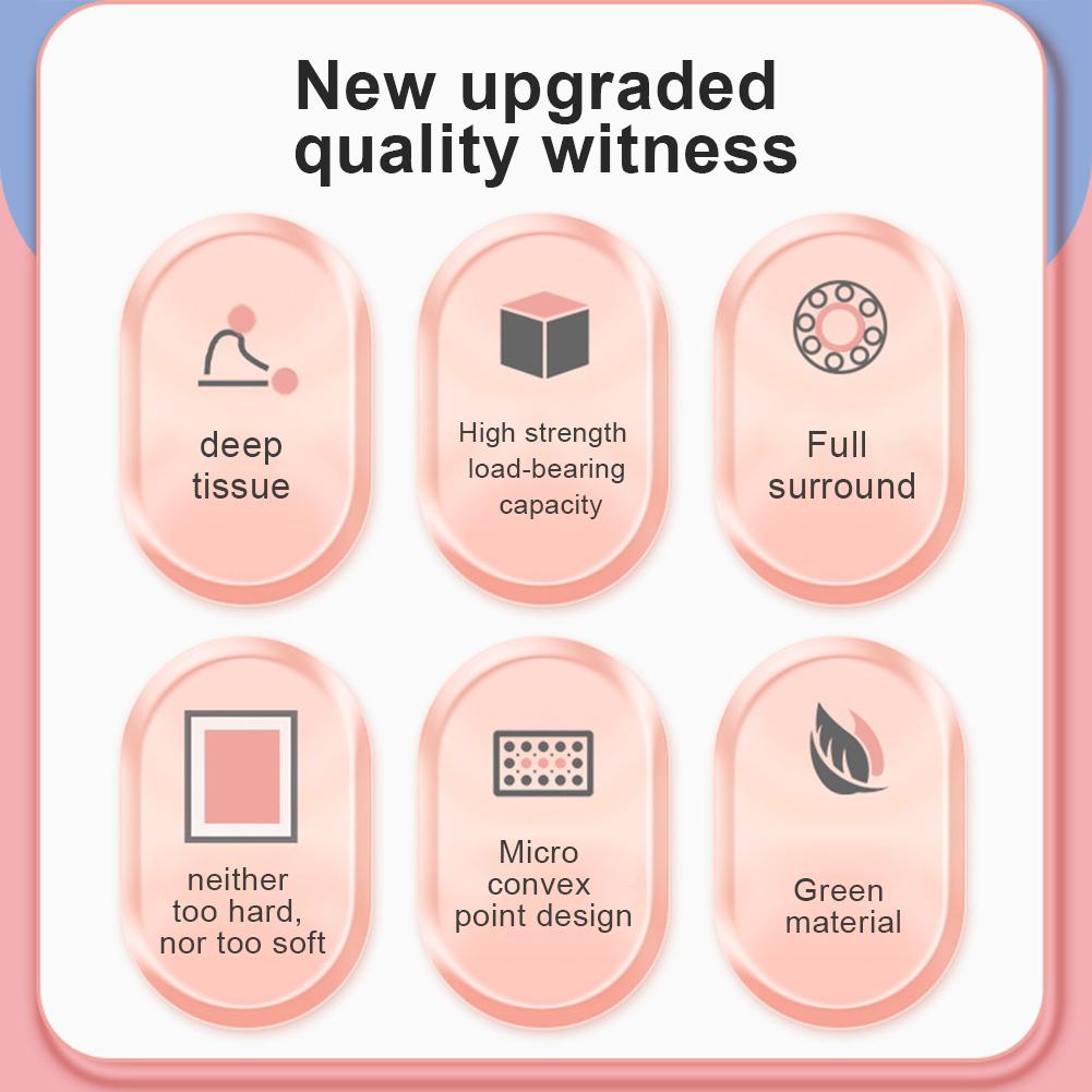 EVA Foam Roller Body Massager Solid Massage Point Roller 30cm Massage Foam Roller Round Foam Roller for Neck Knee Foot