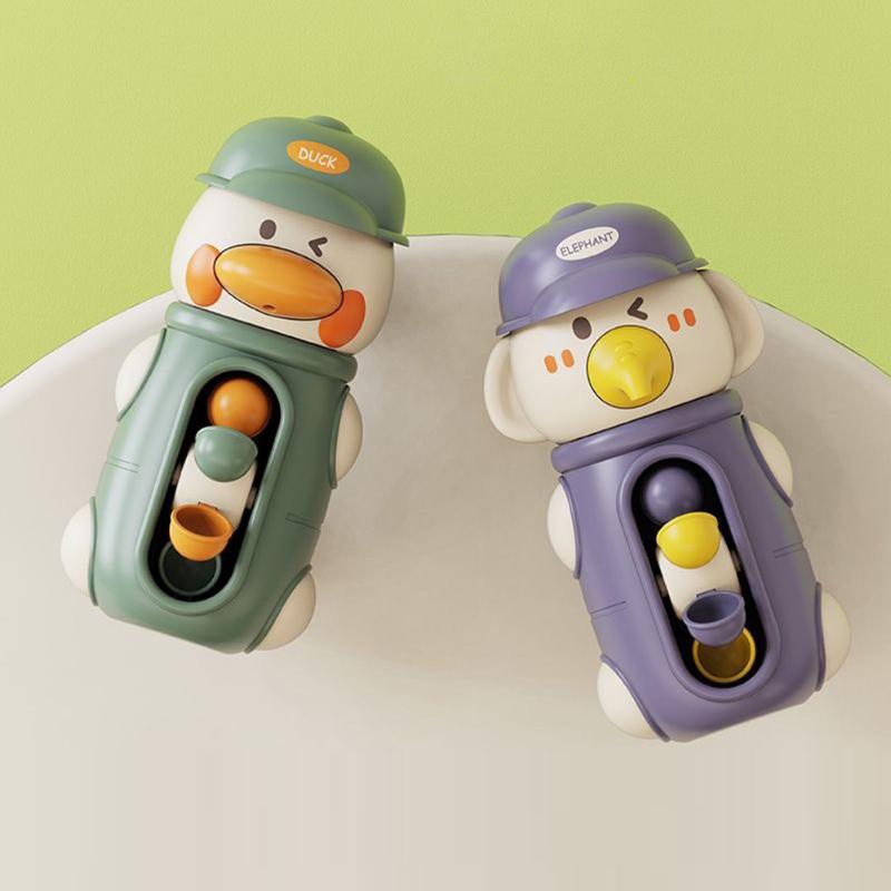 Rotating Water Wheel Duck Kawaii Around Joy Children's Splashing Bath Swimming Pool Toys for Baby Kids Bathroom Gifts