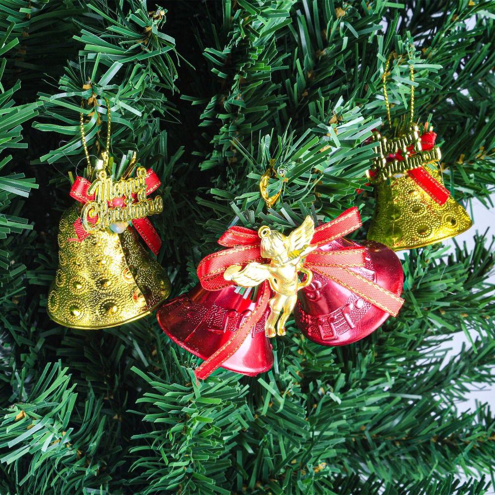 Not Ringing Xmas Tree Decorations Window Door Christmas Bells Ornaments  Home Decorations