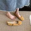 Französische sanfte Ballerinas einzelne Schuhe Rock 2025 Schleife neue Mary Jane Schuhe Frühling Retro einzelne Schuhe Damen