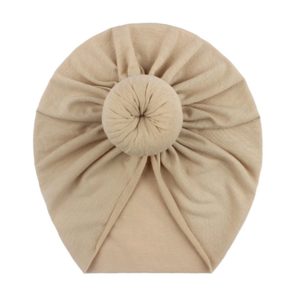 Breathable Infant Turban Hat Soft Cotton Baby Headscarf Hat Cute Headwraps  for Newborn Supplies 1