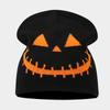 Autumn and Winter New Halloween Pumpkin Skull Jacquard Knitted Hat Festive Personality Funny Warm Wool Hat
