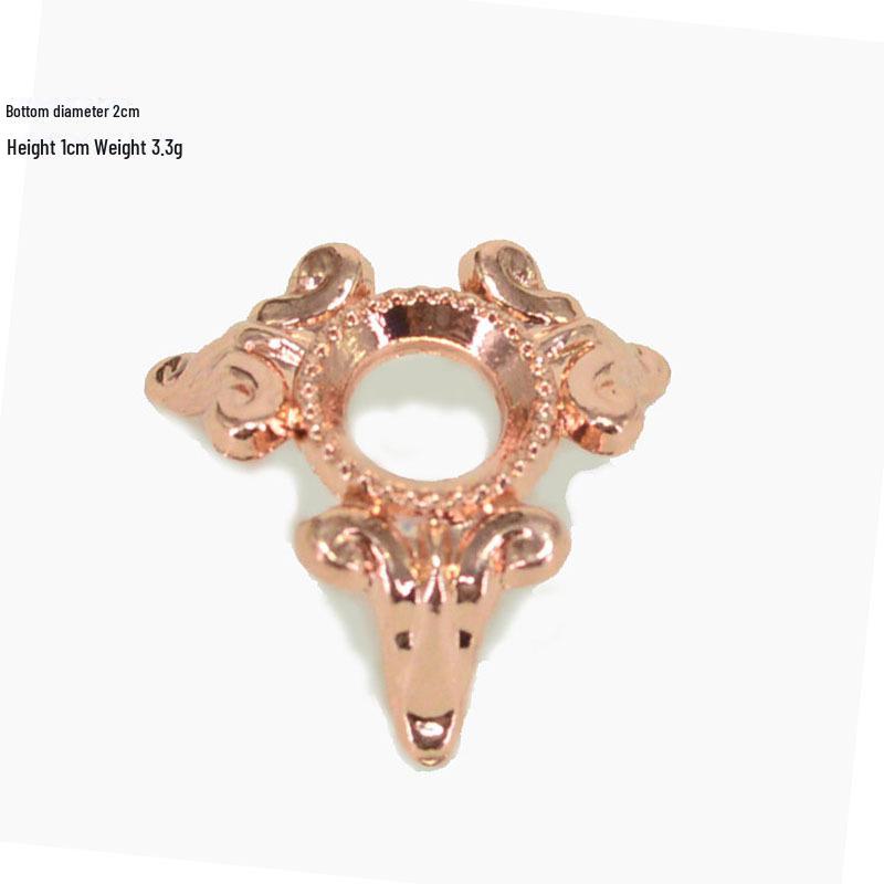 Crystal Ball Mini Base with Metal Violent Bear Crown: Handmade Accessories & Crafts for Gifts and Decoration.