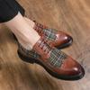Brogue Shoes Men Classic Formal Leather British Style Shoes Male Large Size 48 Trend Business Shoes Yuppie Men’s Dress Shoes
