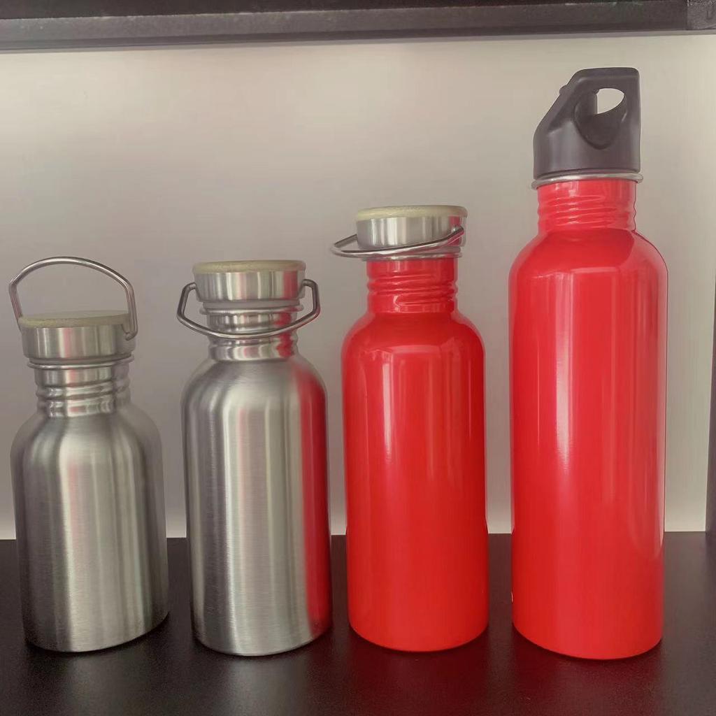 Portable Stainless Steel Sports Water Bottle with Large Capacity and Narrow Mouth