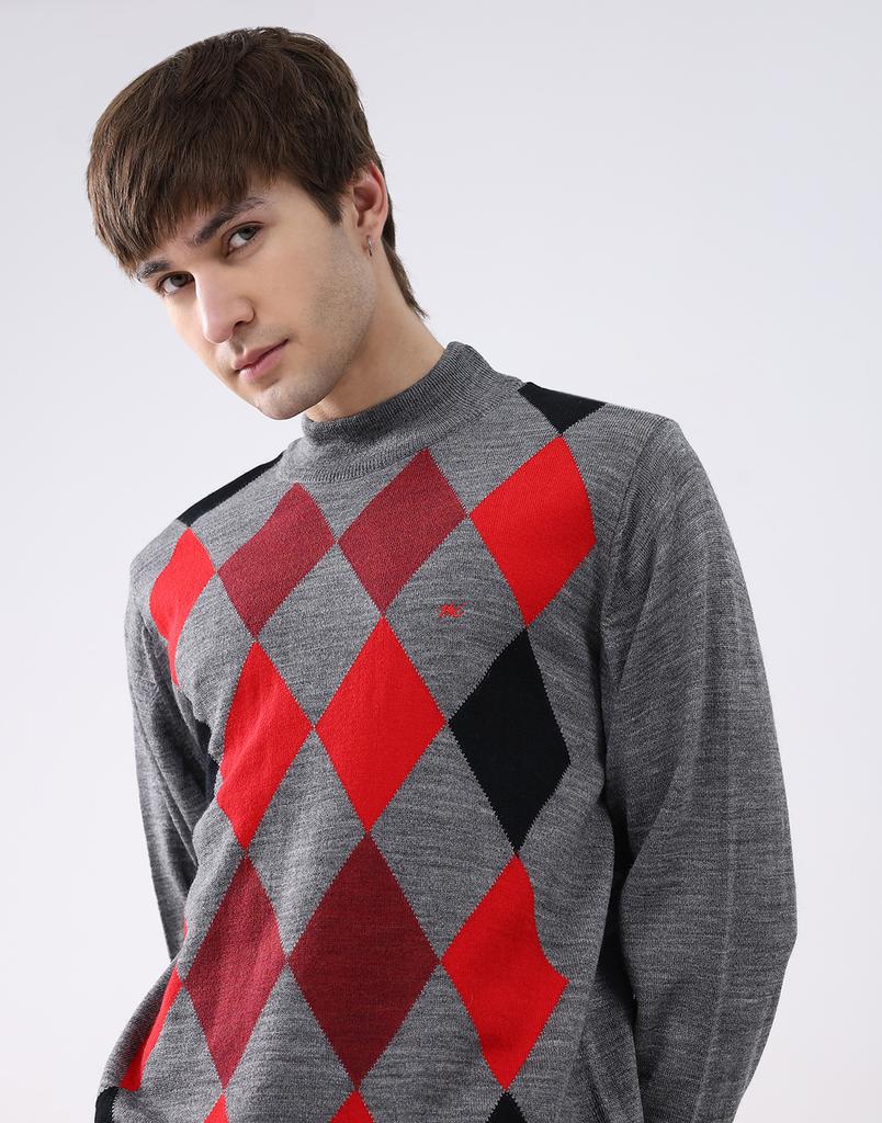 Monte Carlo Men's Mock Neck Full Sleeve Pullover