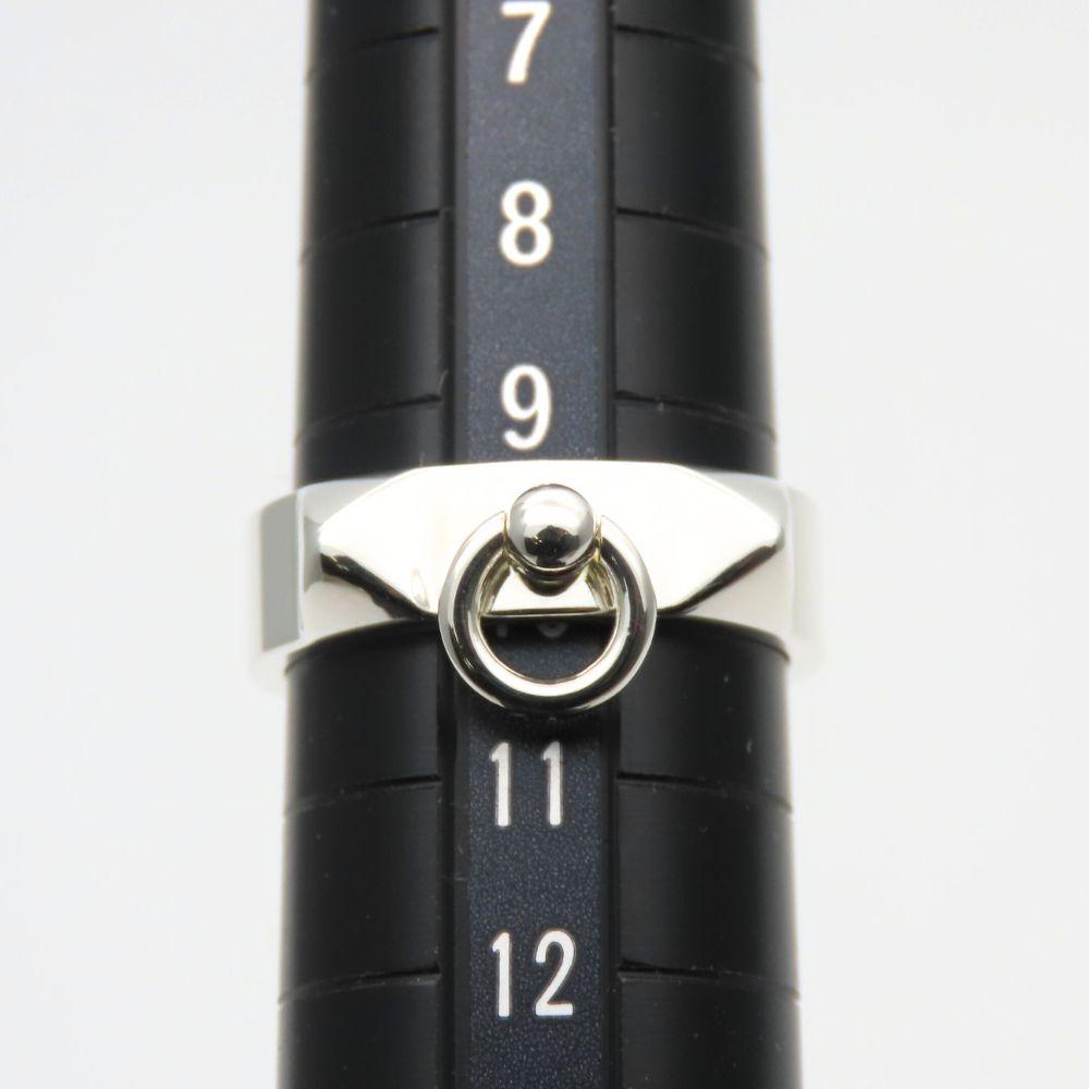 Gebrauchter HERMES Ring Collier de Chien PM EU#50 50 Silber925 4.6g Silberschmuck