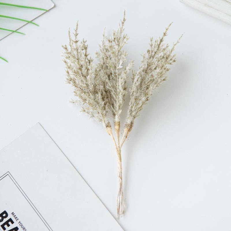 

A bundle(6pcs) Artificial Plants Golden Silvery Fake Branch Christmas Tree Wreaths Home Box Accessories Wedding Arch Decorations