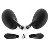 Universal California Mirrors Rearview Custom Hot Rod Classic Fiat Vitaloni PAIR Car Mirror