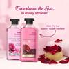 Dabur Gulabari Damask Rose Shower Gel 250ml Exfoliating Body Wash With Jojoba Oil