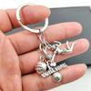 [Volleyball Keychain] Sporty Golden Volleyball-themed Keychain | Men's Wallet, Backpack, And Car Ornament, I Love