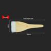 Wooden Handle Wool BBQ Sauce and Baking Brush - Soft, Shed-Free Bristles for Dust Removal, Cleaning, and Painting