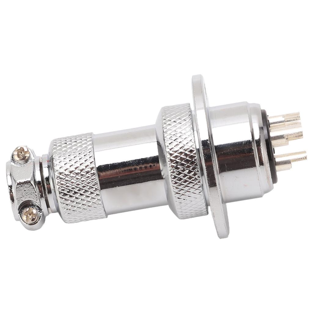 2Pcs 5 Pin Aviation Plug Connector Easy Operation Aviation Plug Socket for Computer CNC Machine AC DC 250V