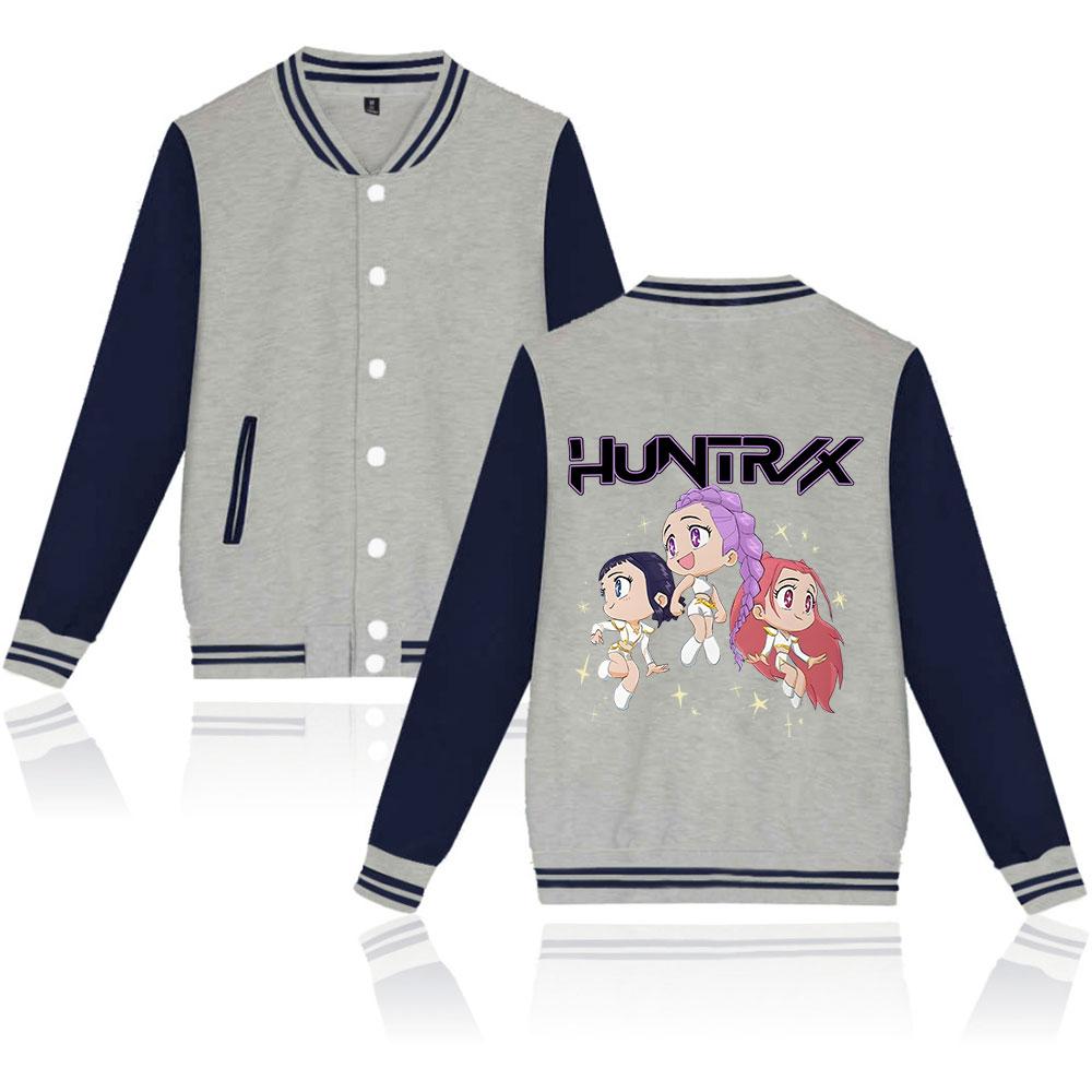 KPop Lovci démonů Grafický potisk Pánská Dámská Bunda Kabát Mikiny Mikina s kapucí Baseballová uniforma Streetwear Chlapci Dívky Kardigan Topy Oblečení