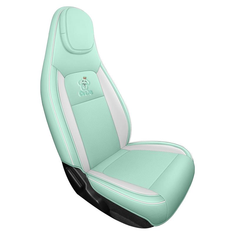 Cartoon Lingbao BOX Car Seat Cushion: Four-Season Full Surround Cover for New Energy Vehicles