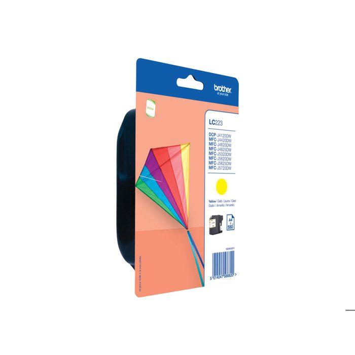 Brother Cartouche d'encre jaune sous Blister