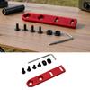 Aluminum Flashlights Mounting Plate for M300 M600, Vertical Configuration with Multiple Openings for Outdoor Equipment Systems