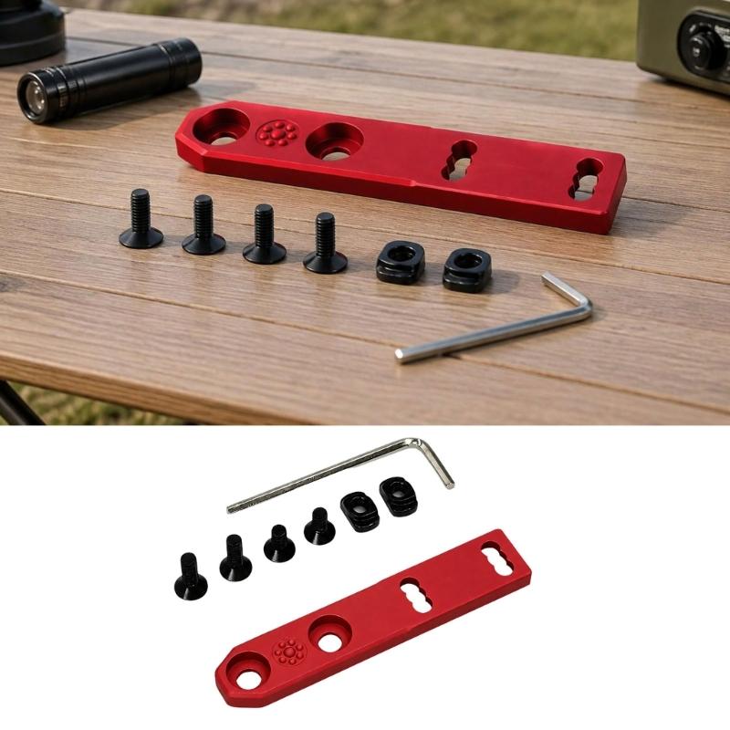 Aluminum Flashlights Mounting Plate for M300 M600, Vertical Configuration with Multiple Openings for Outdoor Equipment Systems