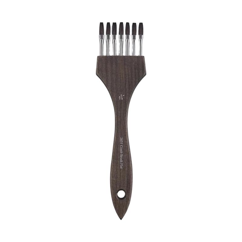 Multi Tooth Pattern Art Brush Creating Blend Texture Effects for Watercolor Acrylic Painting Projects and Techniques