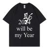 Drake IceUnisex Neues Album 2026 Wird Mein Jahr T-Shirt Streetwear Mode Hip Hop T-Shirt Unisex Unisex Kleidung Lässige Baumwoll-T-Shirts