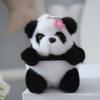 Backpack Plush Panda Pendant Keychain Cartoon Bag Decorations Toy Gift Kids