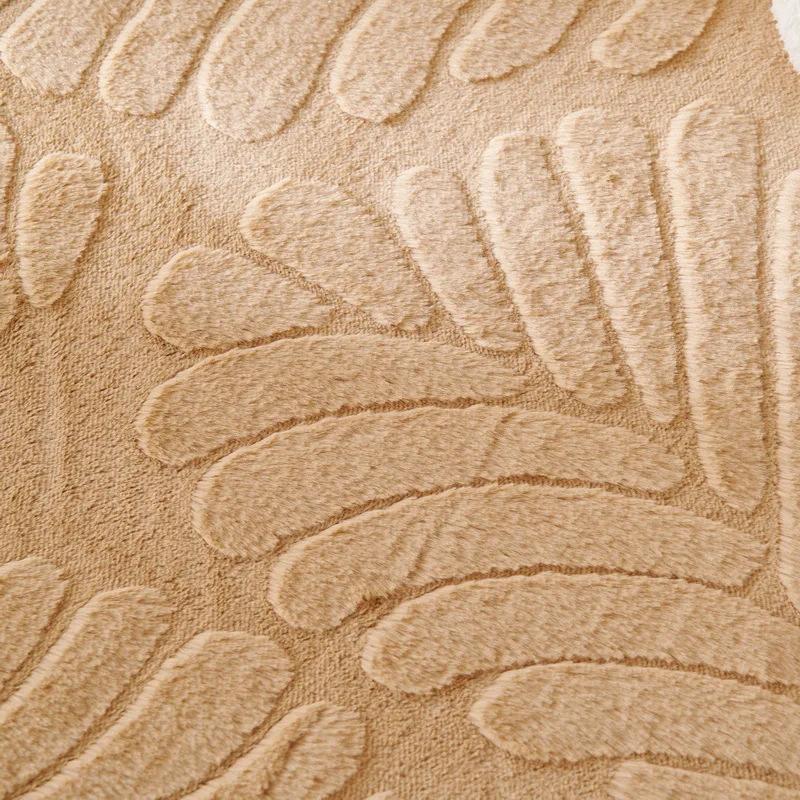 Short Plush Leaves Sofa Mat Thicken L Shape Sofas Cover for Living Room Non-Slip Dustproof Couch Protector Solid Color Couch Mat