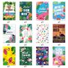 12pcs Hawaiian Luau Hello Summer Flamingo paper Invitations card Aloha theme Tropical Summer Beach Birthday party decoration