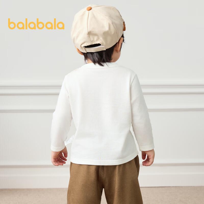 Balabala Kids' Long-Sleeve Cartoon T-Shirt
