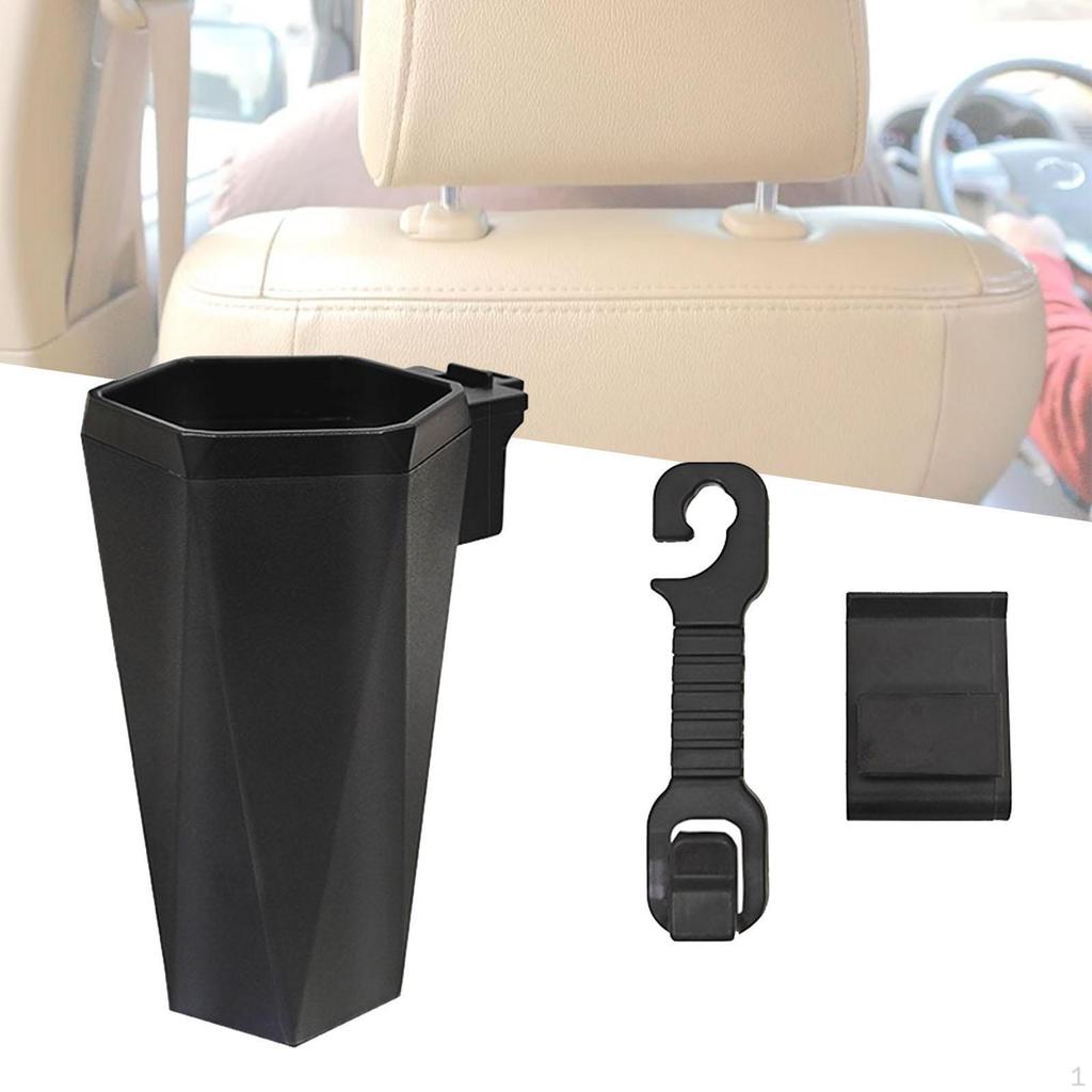 Car Hanging Trash Can, Accessories, Wastebasket, Storage Box, Vehicle Garbage Can for
