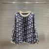 High-Quality Heavy Duty 3D Jacquard Monogram Logo Round Neck Sweater