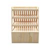 Wooden Bread & Pastry Display Rack for Stores