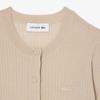 Lacoste Women's Fine Merino Wool Rib-Knit Long Sleeve Cardigan AF4141-56GX6F