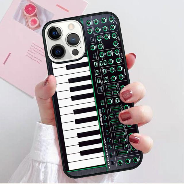 Synth Synthesizer Pattern Coque Shell For iPhone 17 Air 15 16 14 13 12 Pro Max 11 Pro Max Plus Phone Case Cover