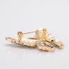 Butterfly Jewelry Pin With Drop Oil Craft For Fashion Females