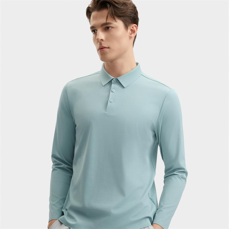 New FILA Polo Shirt Men's Tourmaline Blue F11M432205FDB